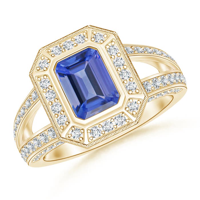 AA - Tanzanite / 1.56 CT / 14 KT Yellow Gold