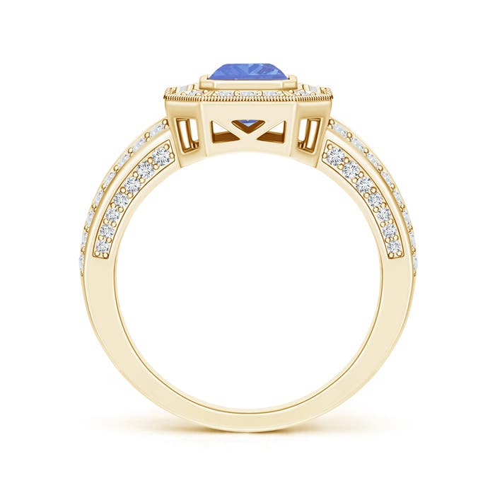 AA - Tanzanite / 1.56 CT / 14 KT Yellow Gold