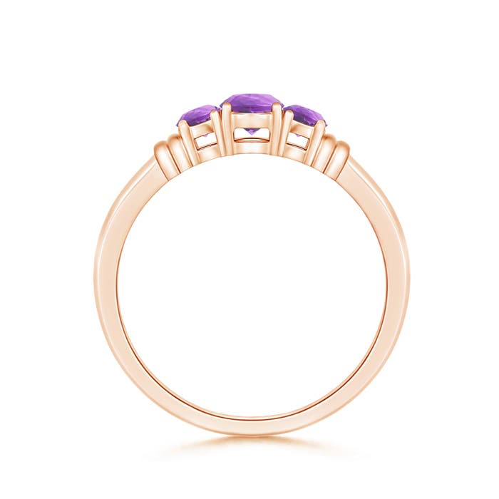 A - Amethyst / 0.45 CT / 14 KT Rose Gold