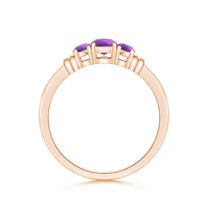 AA - Amethyst / 0.45 CT / 14 KT Rose Gold