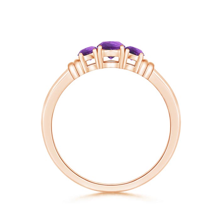 AAA - Amethyst / 0.45 CT / 14 KT Rose Gold