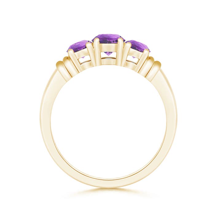 A - Amethyst / 0.95 CT / 14 KT Yellow Gold