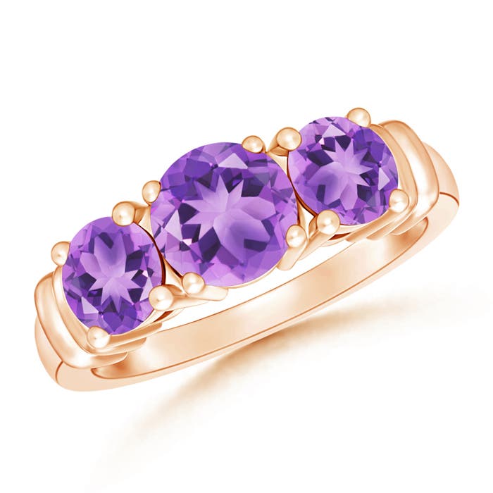 A - Amethyst / 1.7 CT / 14 KT Rose Gold