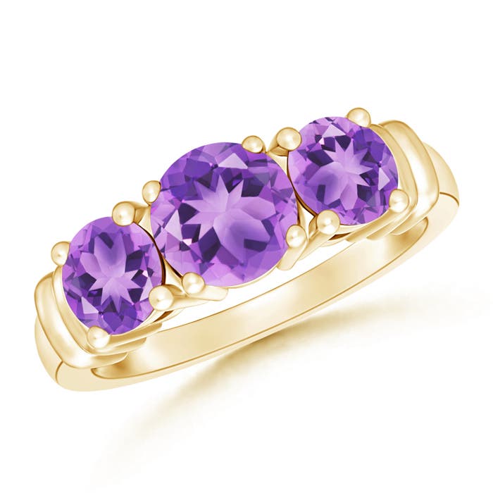 A - Amethyst / 1.7 CT / 14 KT Yellow Gold