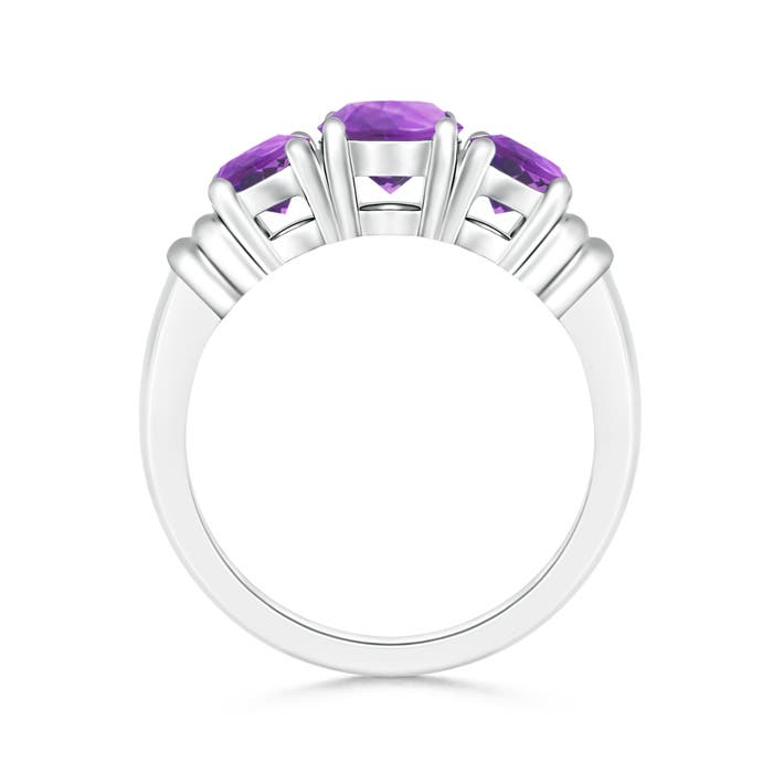 AA - Amethyst / 1.7 CT / 14 KT White Gold