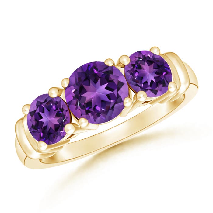 AAAA - Amethyst / 1.7 CT / 14 KT Yellow Gold