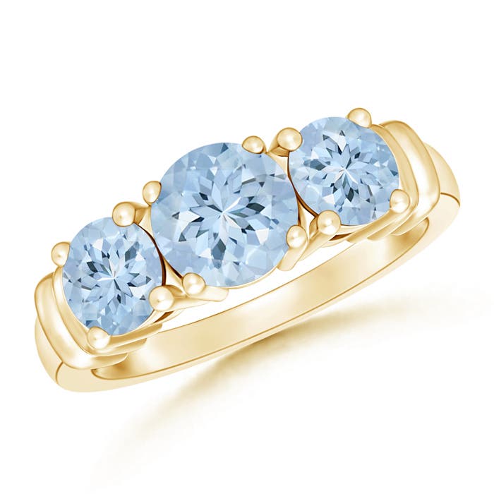 AA - Aquamarine / 1.52 CT / 14 KT Yellow Gold