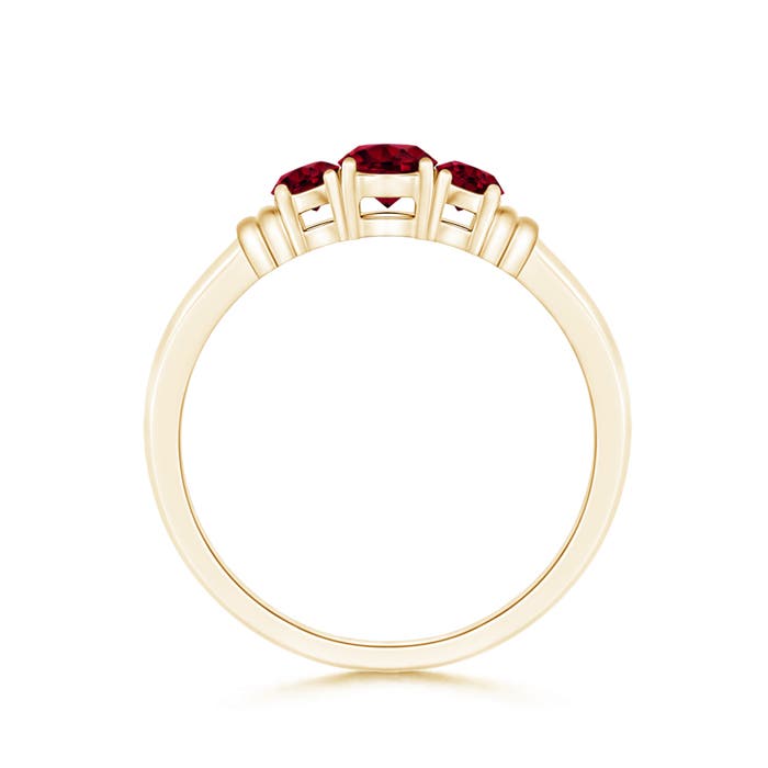 AA - Garnet / 0.63 CT / 14 KT Yellow Gold