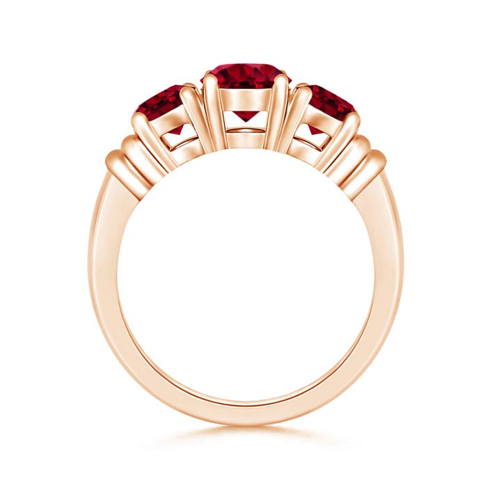 AAAA - Garnet / 2.2 CT / 14 KT Rose Gold