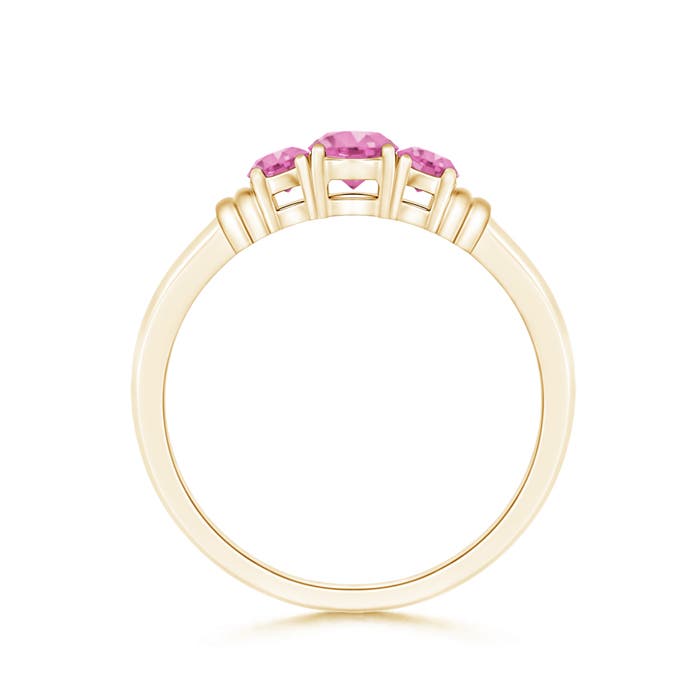 AA - Pink Sapphire / 0.61 CT / 14 KT Yellow Gold