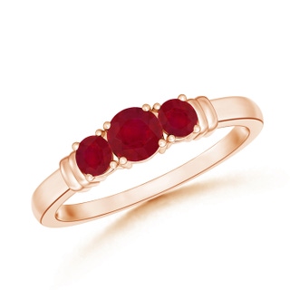 Round AA Ruby