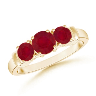 Round AA Ruby
