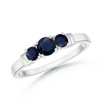 Round A Blue Sapphire