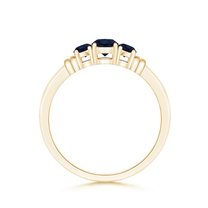 A - Blue Sapphire / 0.61 CT / 14 KT Yellow Gold