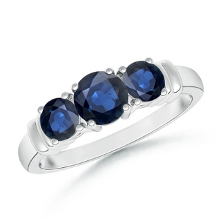 Round AA Blue Sapphire