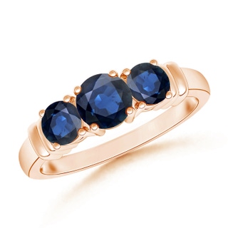 Round AA Blue Sapphire