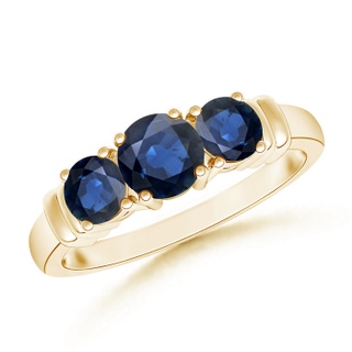 Round AA Blue Sapphire