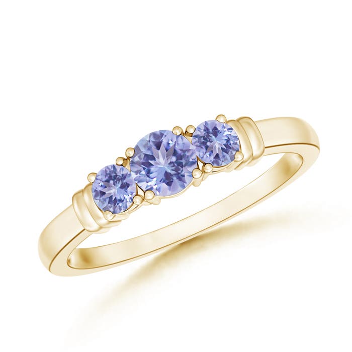 AA - Tanzanite / 0.45 CT / 14 KT Yellow Gold