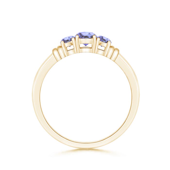 AA - Tanzanite / 0.45 CT / 14 KT Yellow Gold