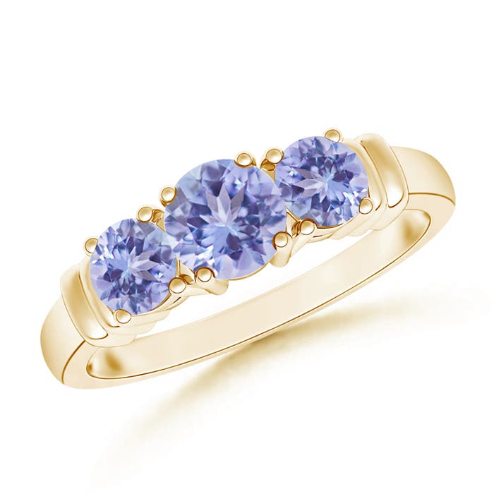 AA - Tanzanite / 1 CT / 14 KT Yellow Gold