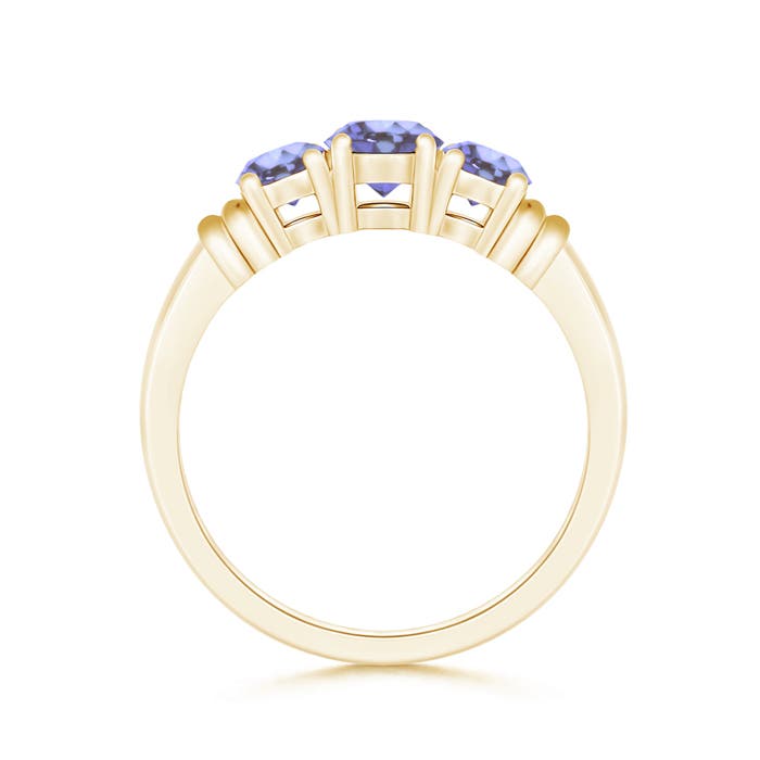 AA - Tanzanite / 1 CT / 14 KT Yellow Gold