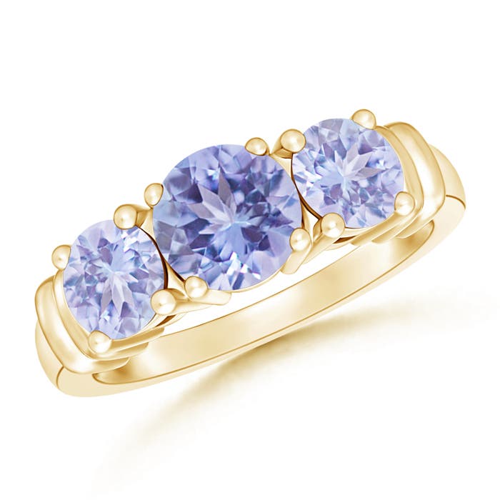 A - Tanzanite / 1.9 CT / 14 KT Yellow Gold