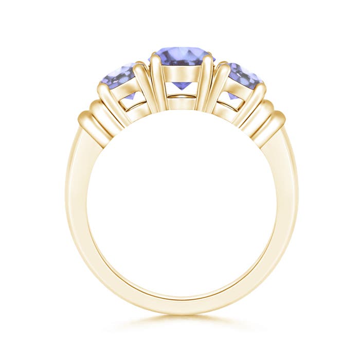 A - Tanzanite / 1.9 CT / 14 KT Yellow Gold