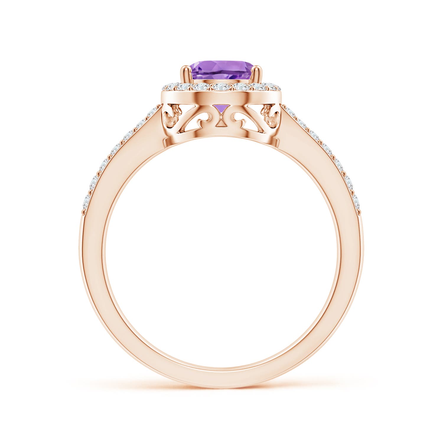 A - Amethyst / 1.31 CT / 14 KT Rose Gold