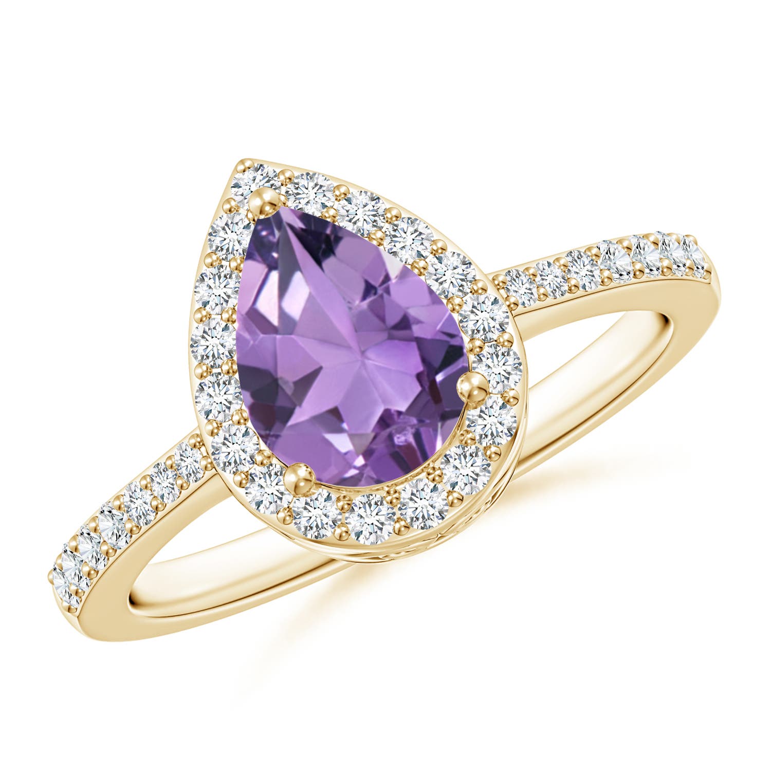 A - Amethyst / 1.31 CT / 14 KT Yellow Gold