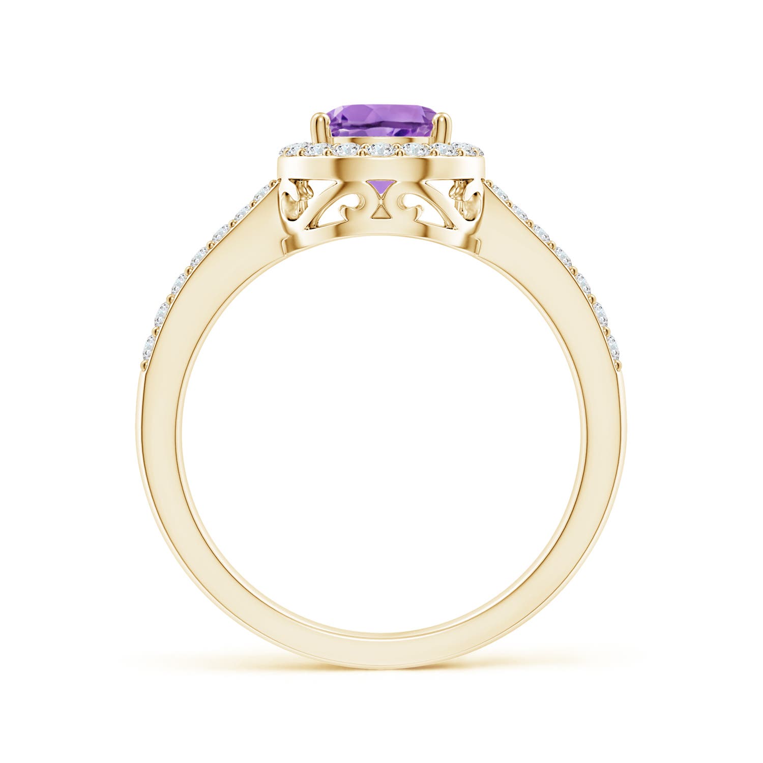 A - Amethyst / 1.31 CT / 14 KT Yellow Gold