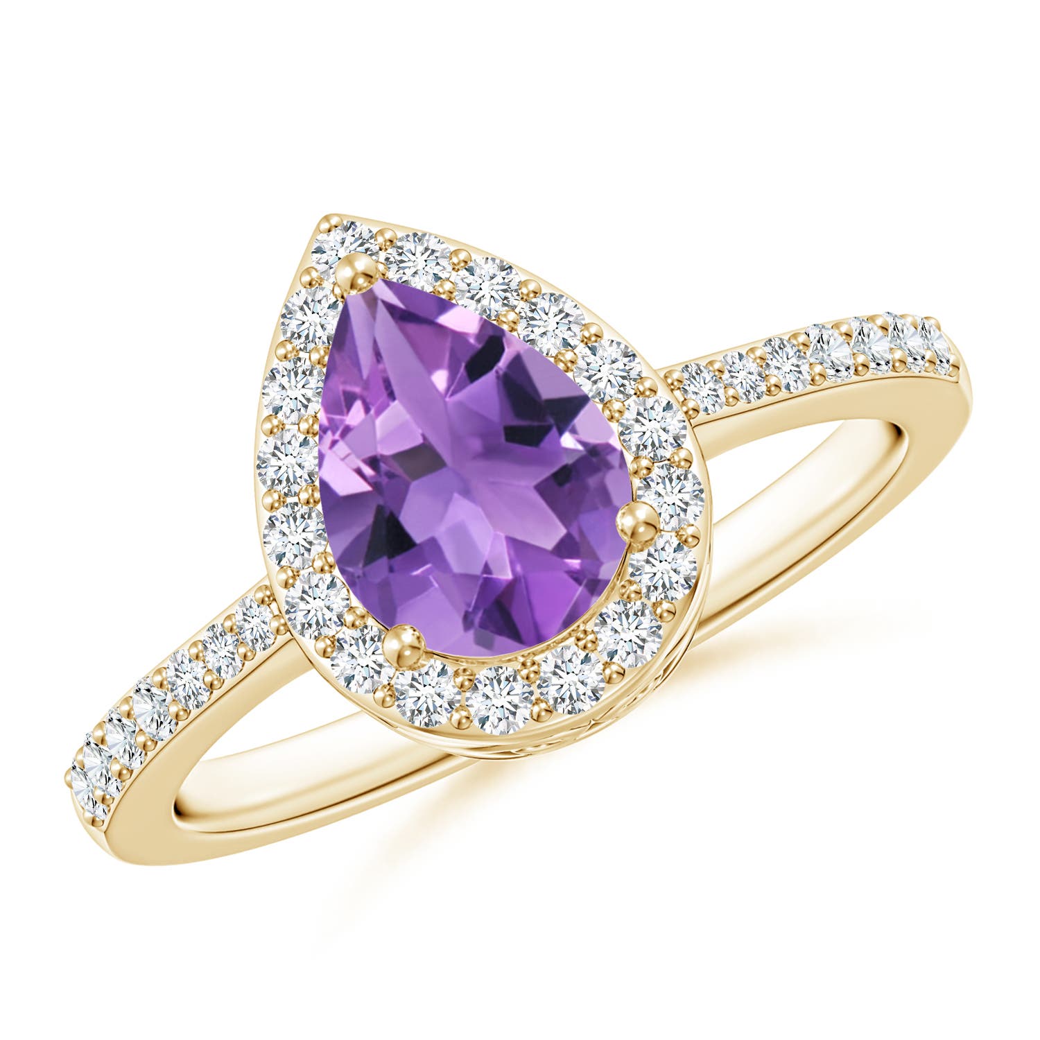 AA - Amethyst / 1.31 CT / 14 KT Yellow Gold