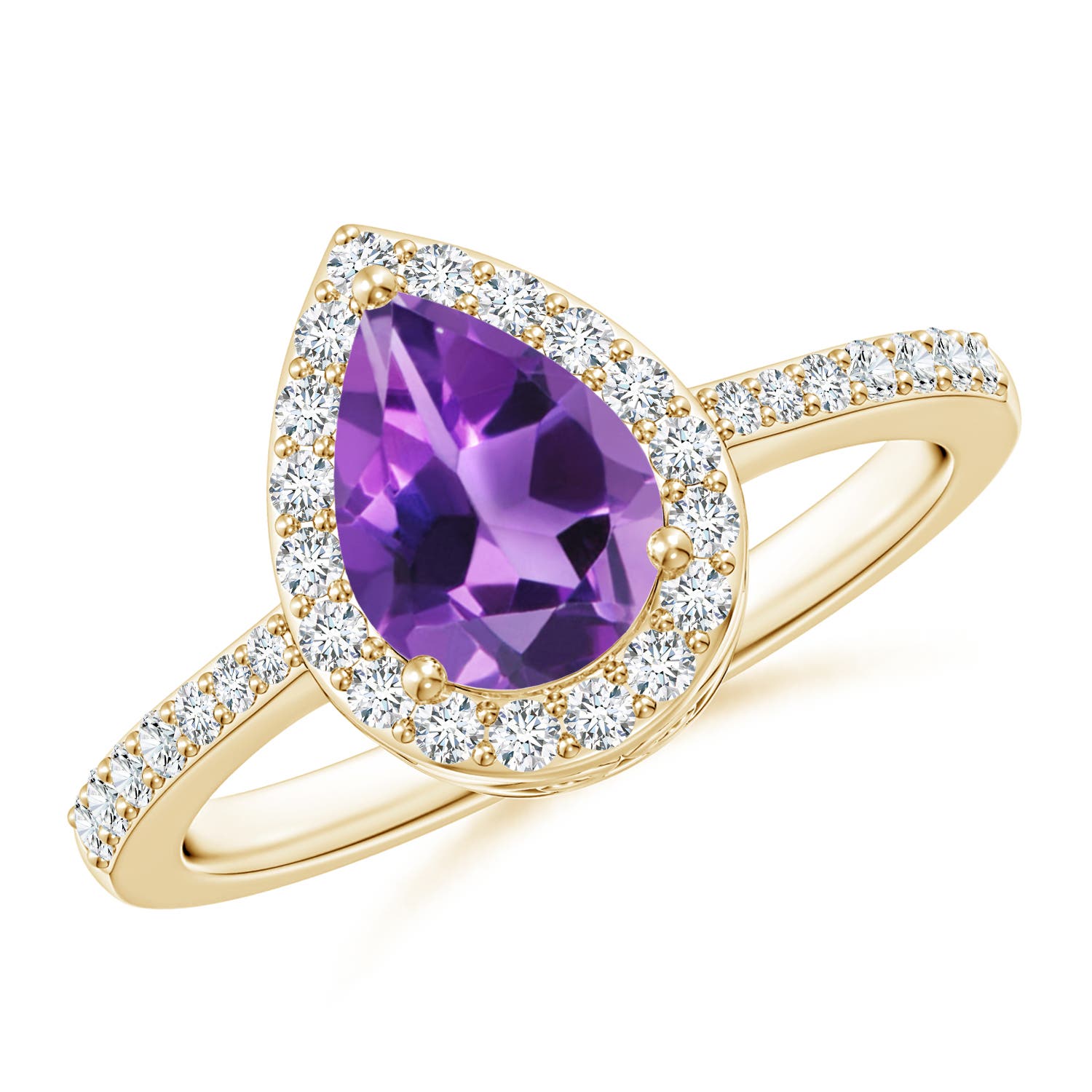 AAA - Amethyst / 1.31 CT / 14 KT Yellow Gold