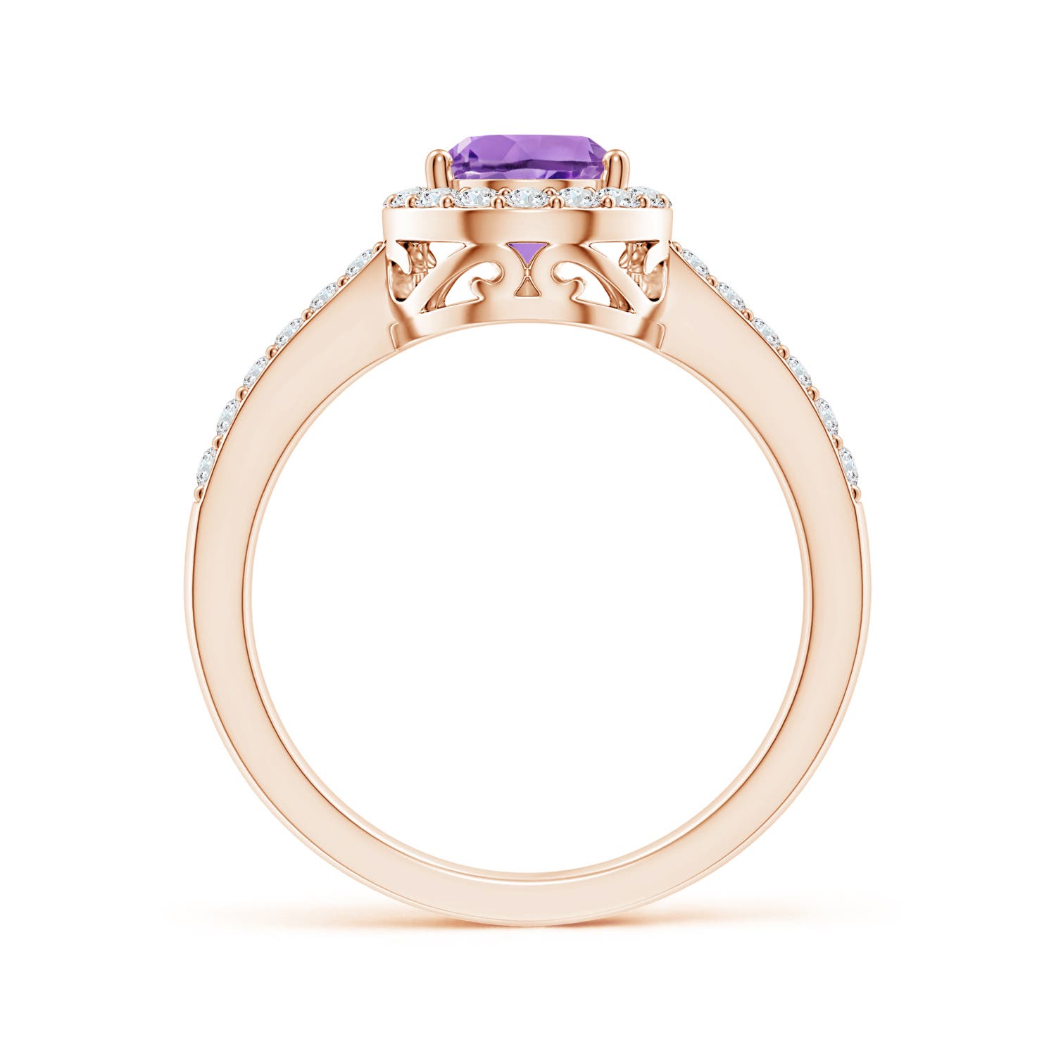 A - Amethyst / 1.41 CT / 14 KT Rose Gold