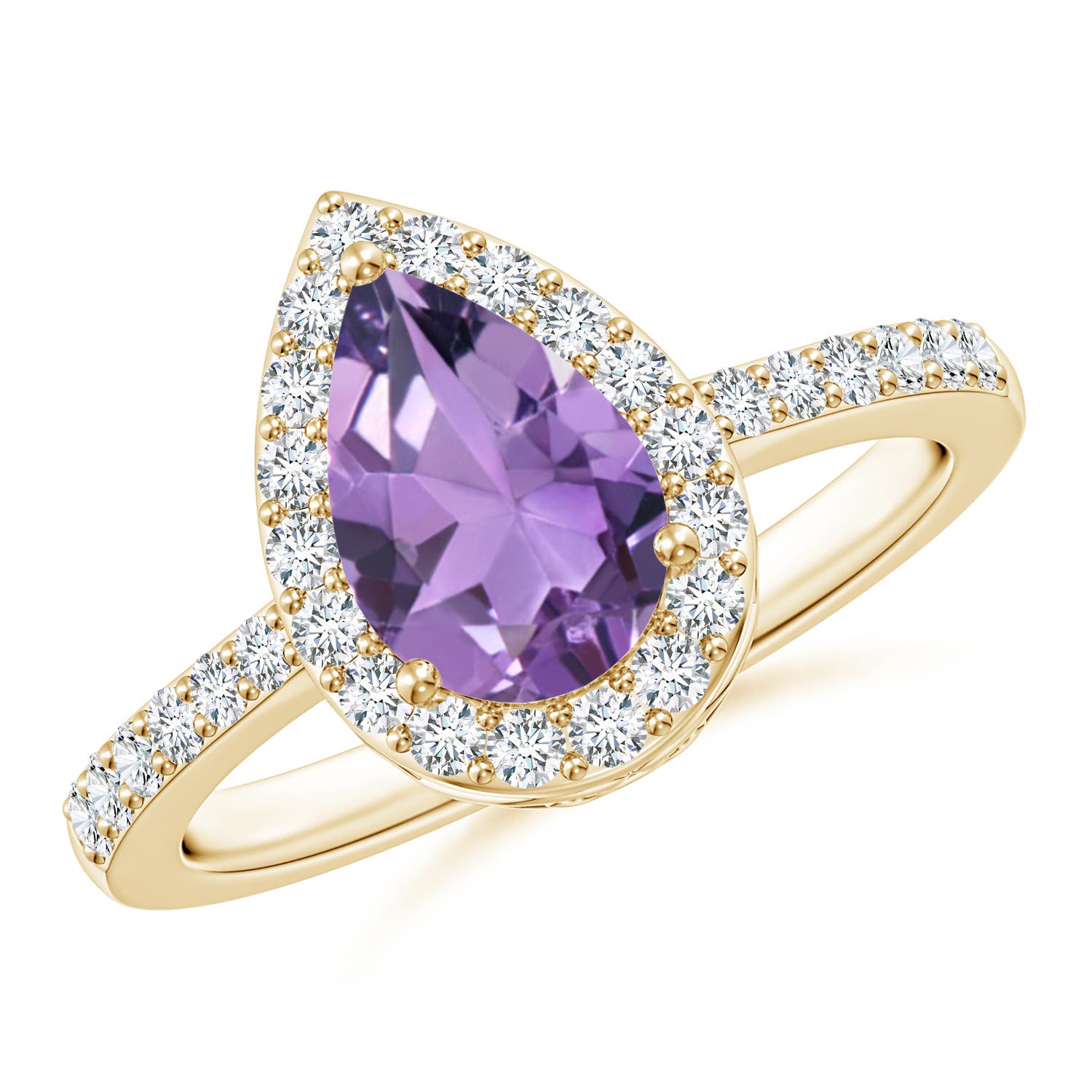 A - Amethyst / 1.41 CT / 14 KT Yellow Gold