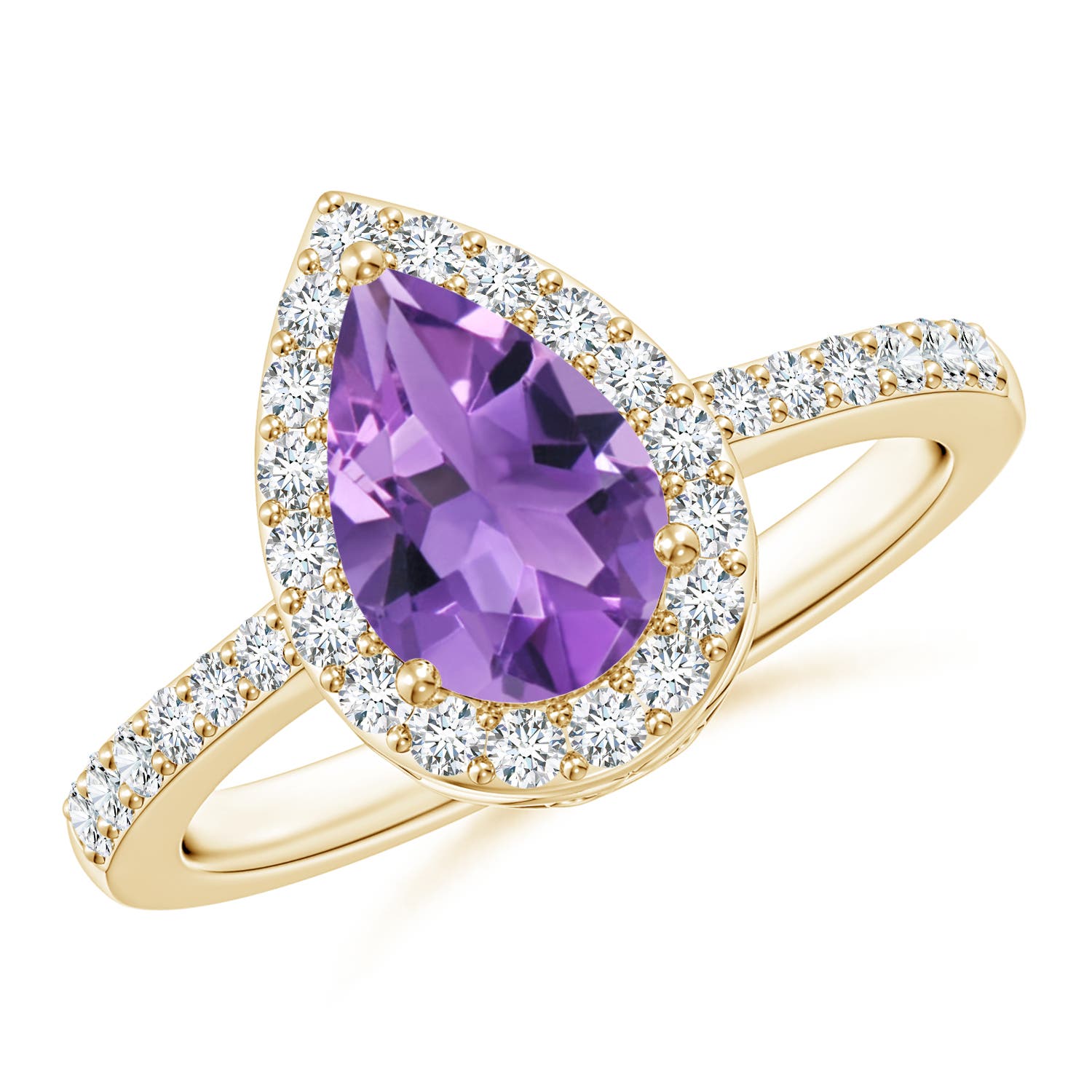 AA - Amethyst / 1.41 CT / 14 KT Yellow Gold