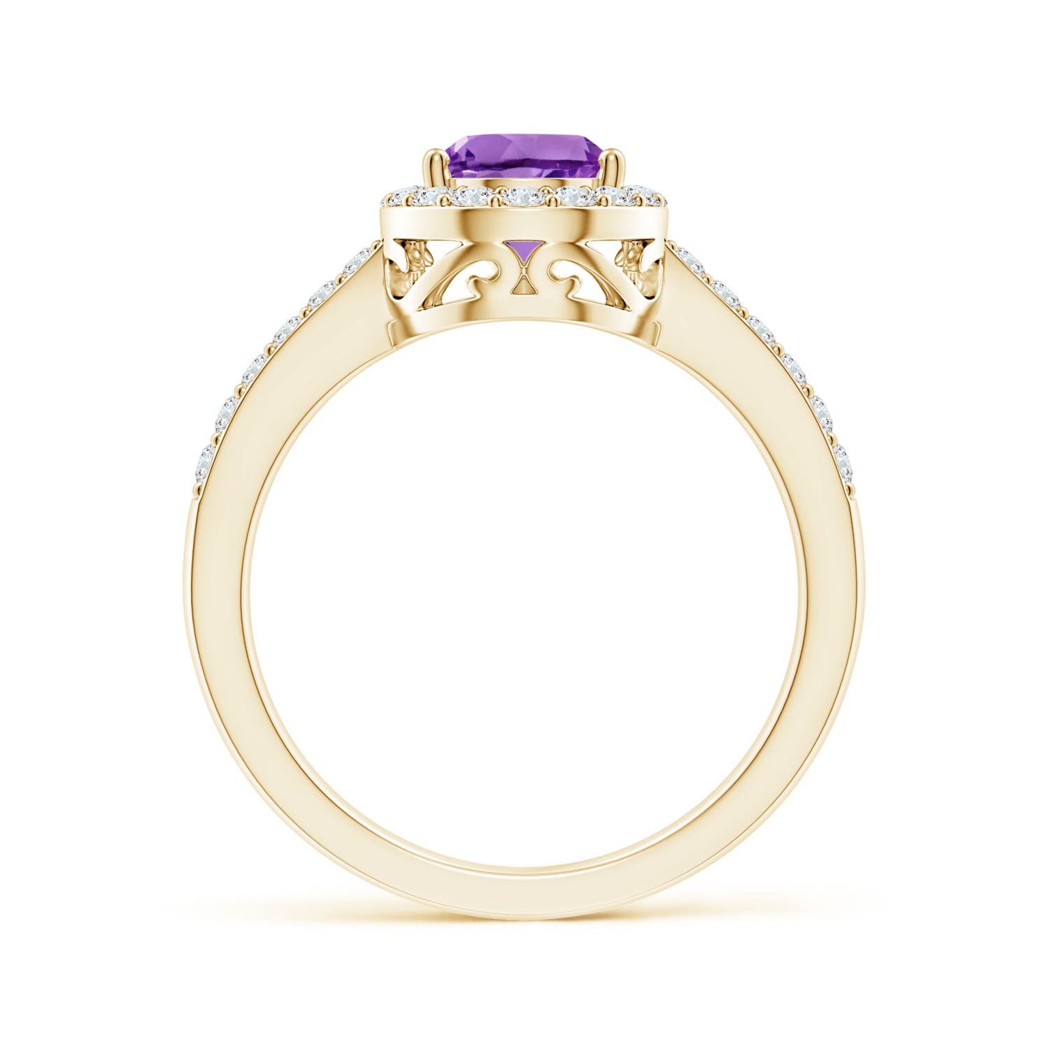 AA - Amethyst / 1.41 CT / 14 KT Yellow Gold