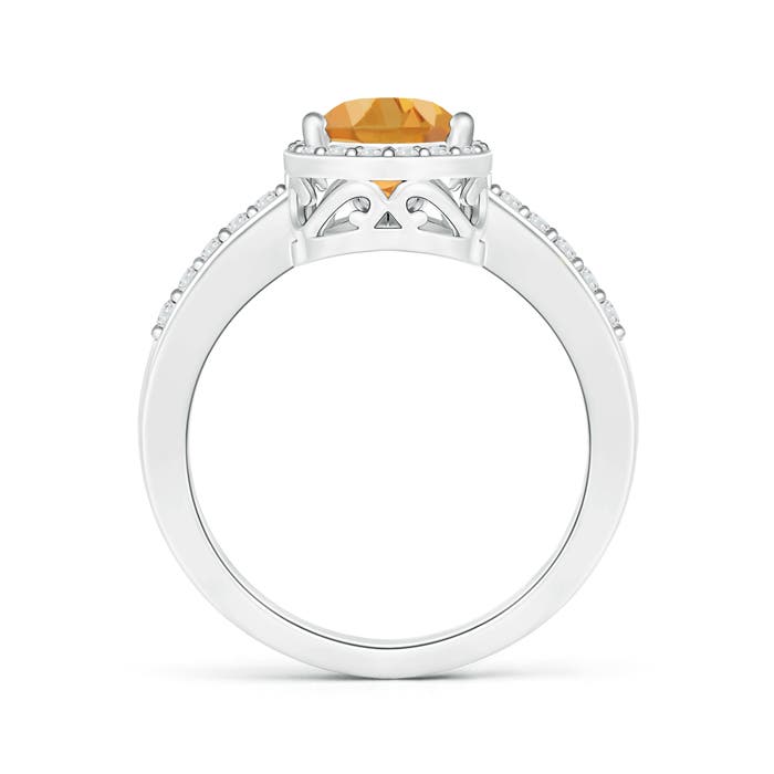 A - Citrine / 1.56 CT / 14 KT White Gold