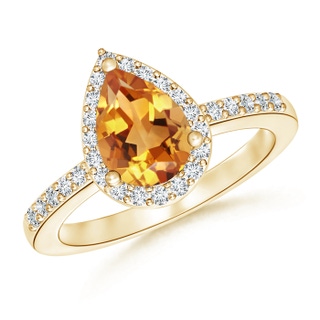 Pear AA Citrine