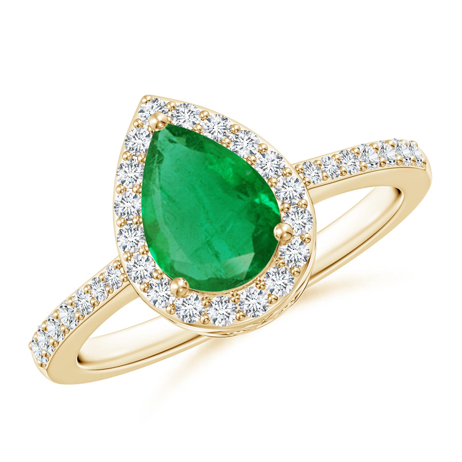 AA - Emerald / 1.26 CT / 14 KT Yellow Gold