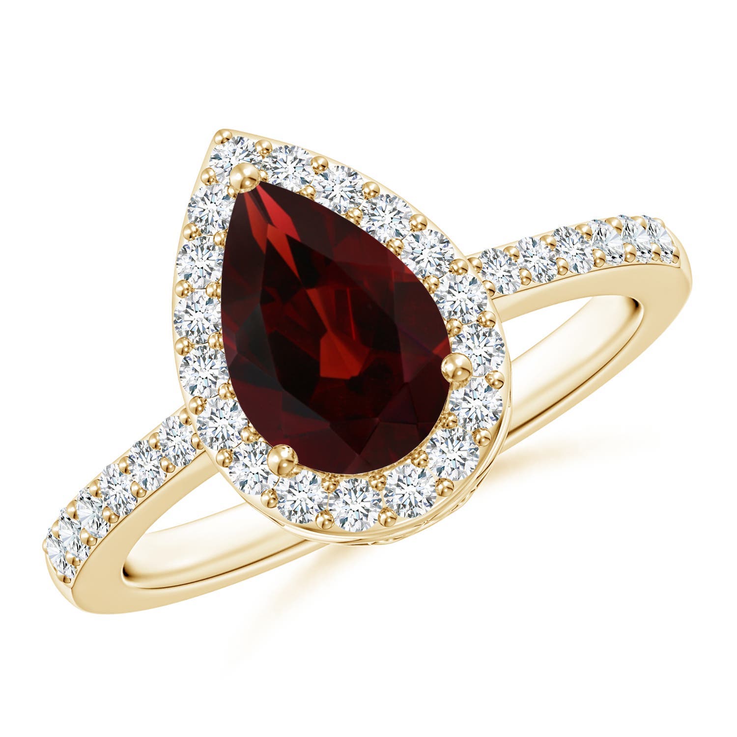 AA - Garnet / 1.86 CT / 14 KT Yellow Gold