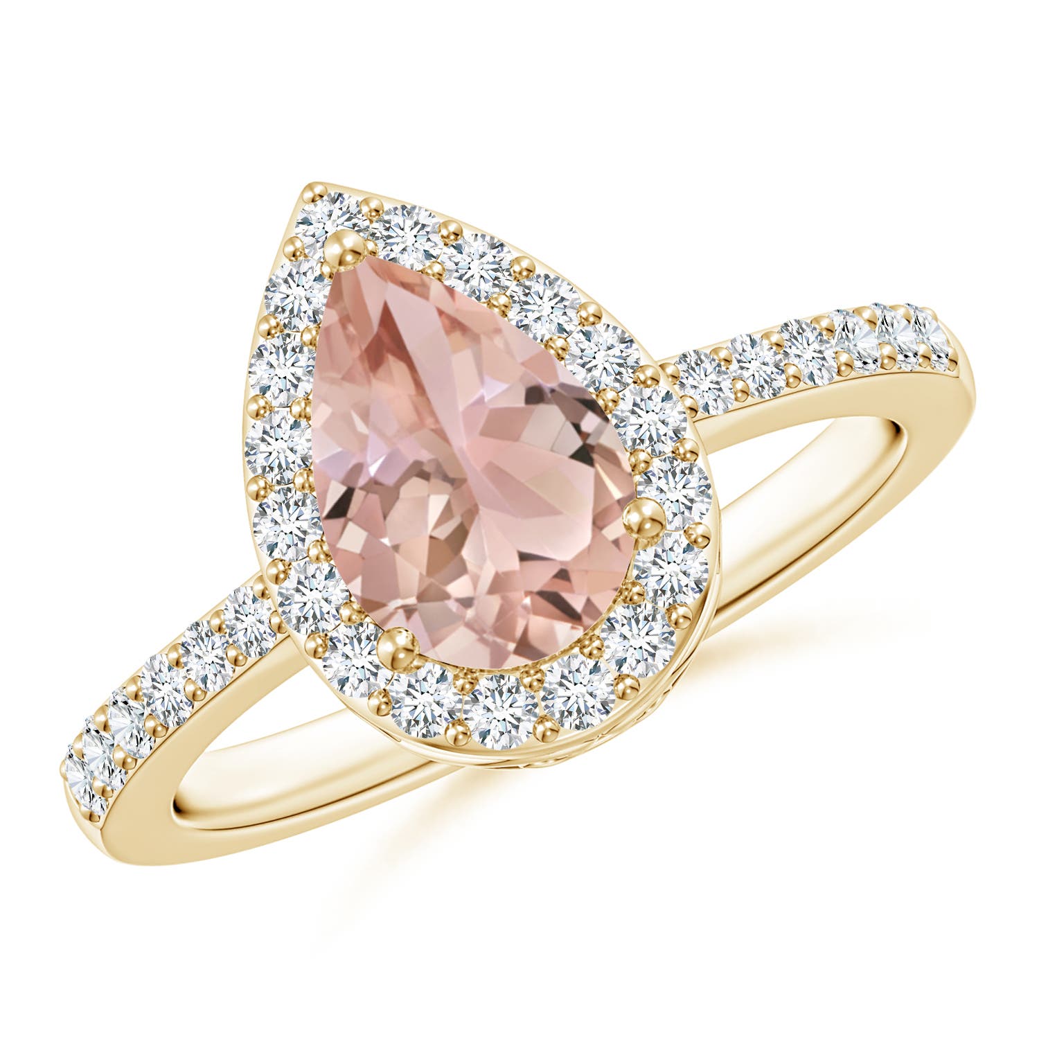 AAA - Morganite / 1.51 CT / 14 KT Yellow Gold