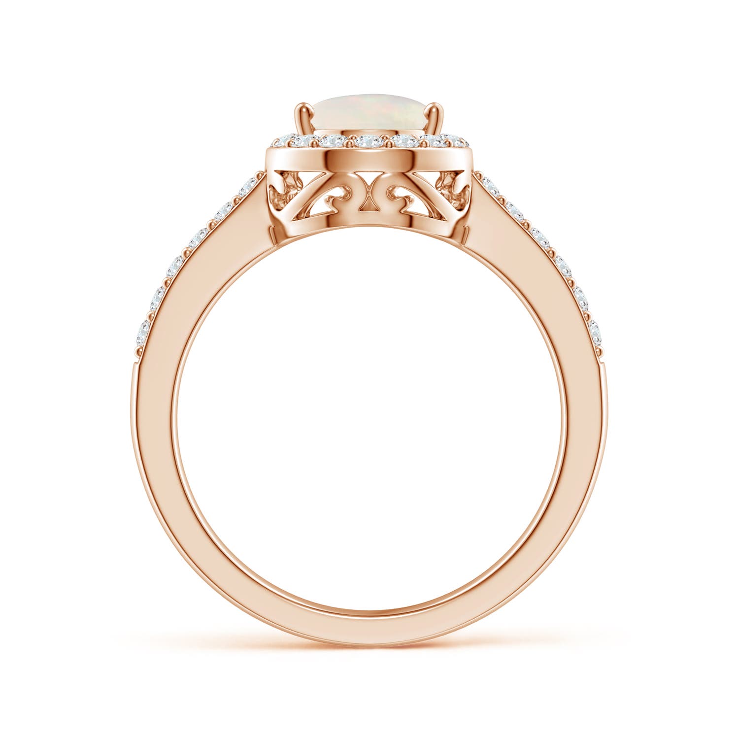 A - Opal / 1.16 CT / 14 KT Rose Gold