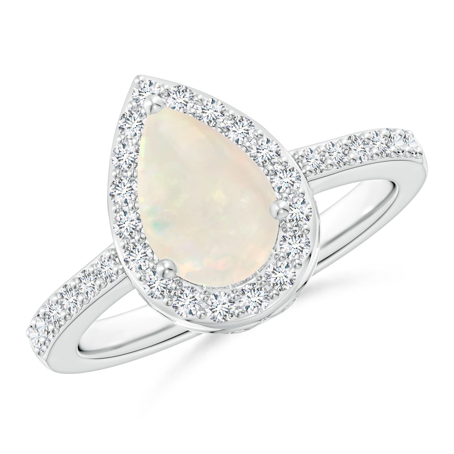 A - Opal / 1.16 CT / 14 KT White Gold