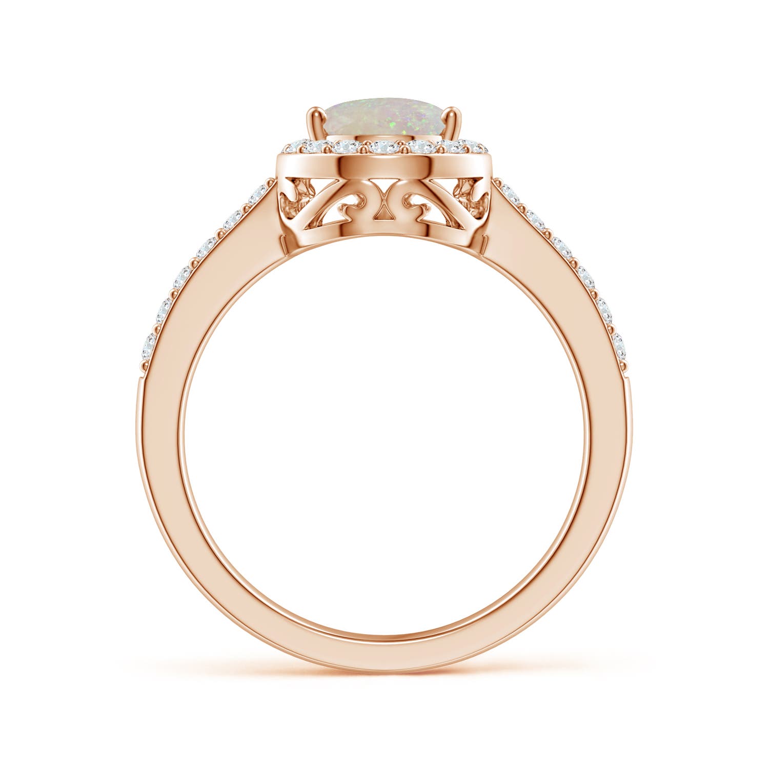 AA - Opal / 1.16 CT / 14 KT Rose Gold