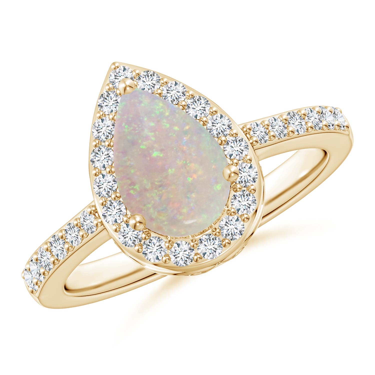 AA - Opal / 1.16 CT / 14 KT Yellow Gold