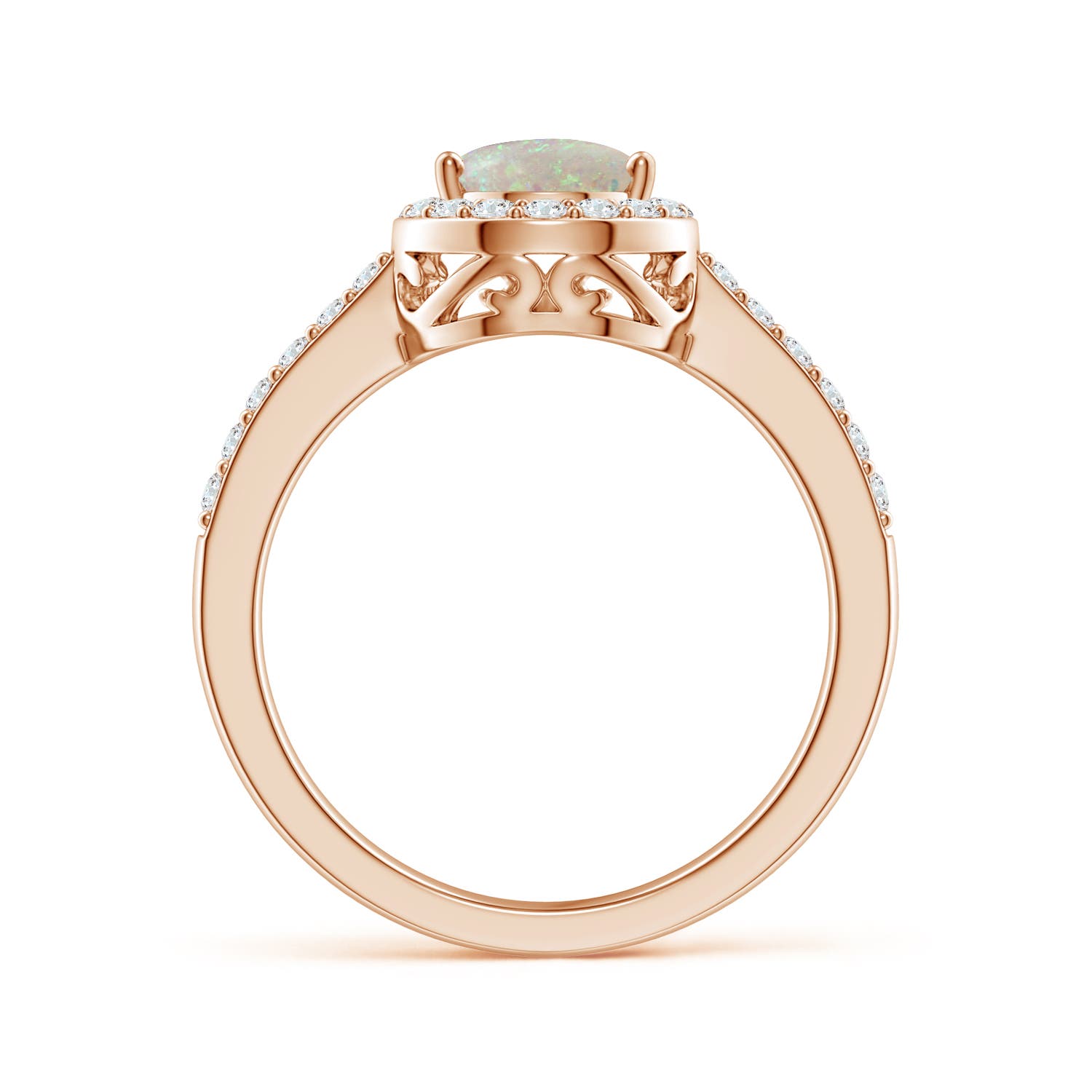 AAA - Opal / 1.16 CT / 14 KT Rose Gold