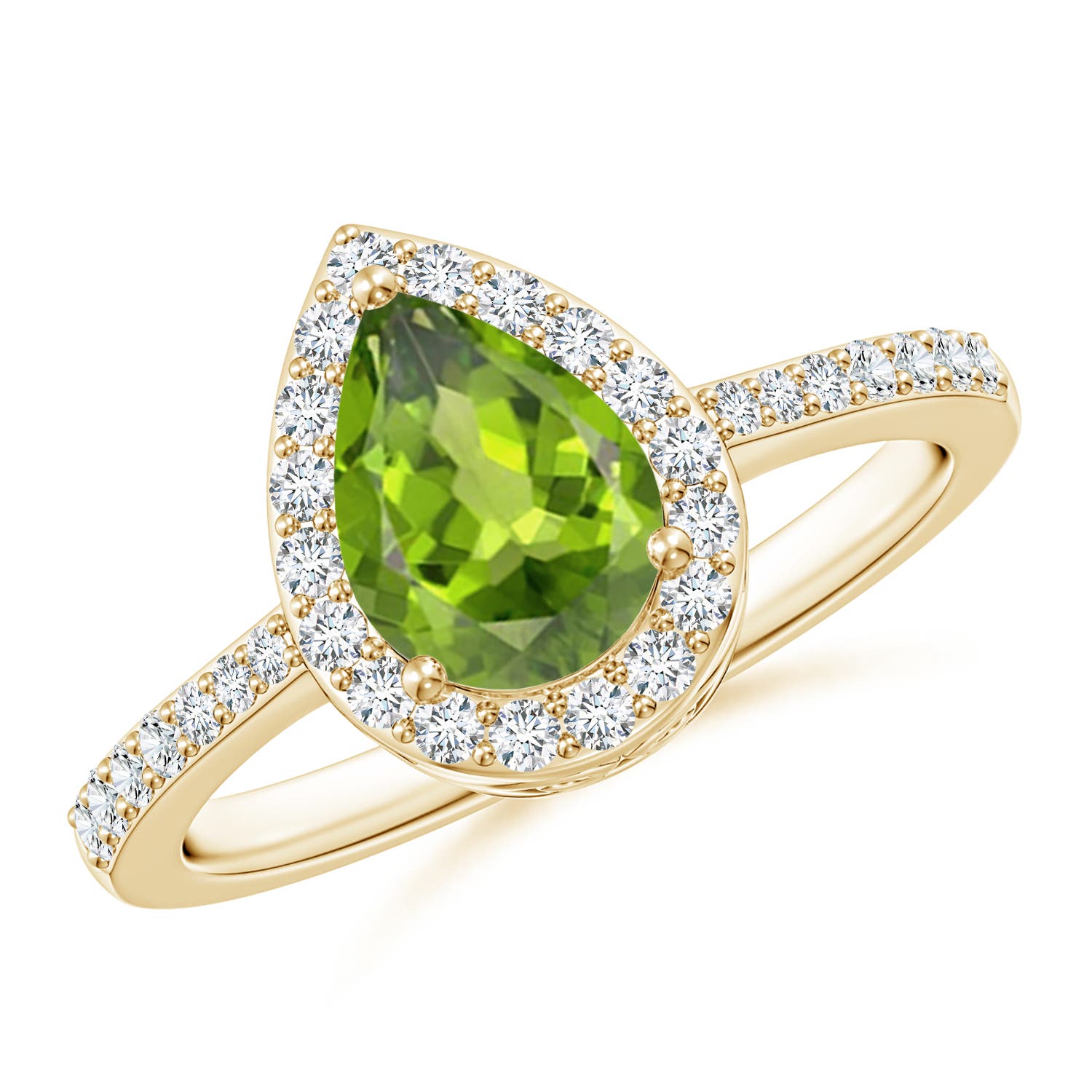 AAA - Peridot / 1.41 CT / 14 KT Yellow Gold