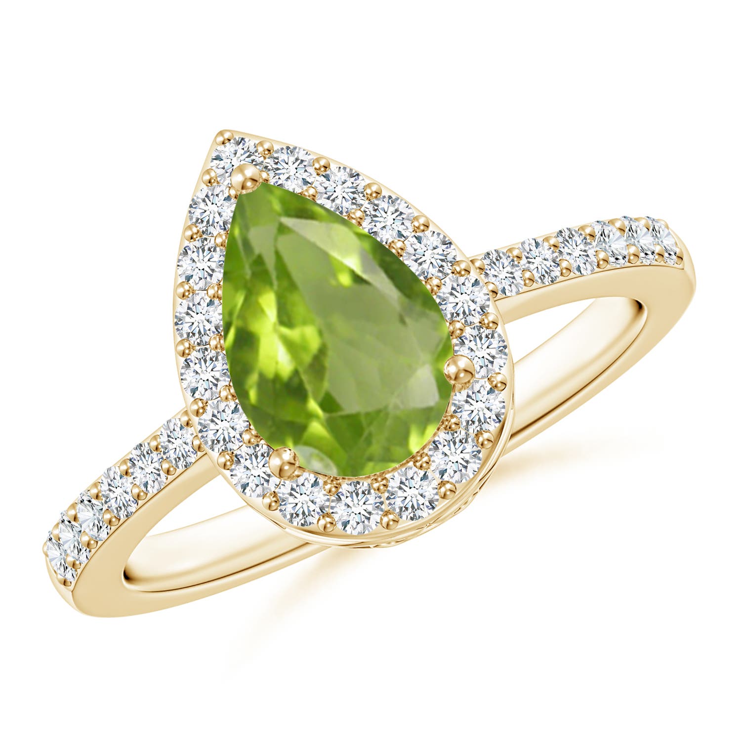 AA - Peridot / 1.66 CT / 14 KT Yellow Gold