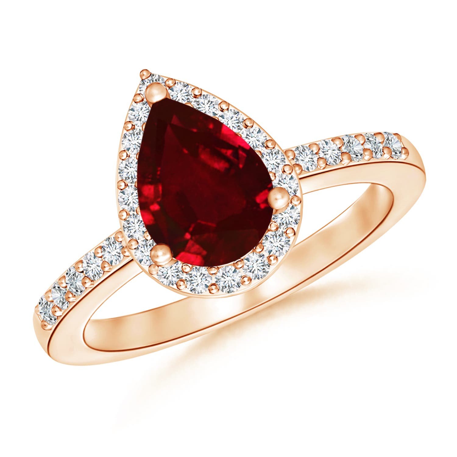 AAAA - Ruby / 2.06 CT / 14 KT Rose Gold