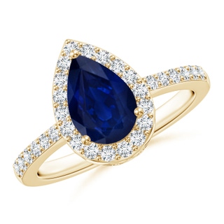 Pear AA Blue Sapphire